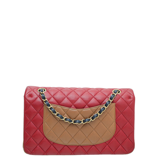 Chanel Tricolor Classic Double Flap Bag