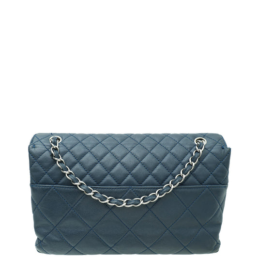 Chanel Navy Blue CC Flap Bag