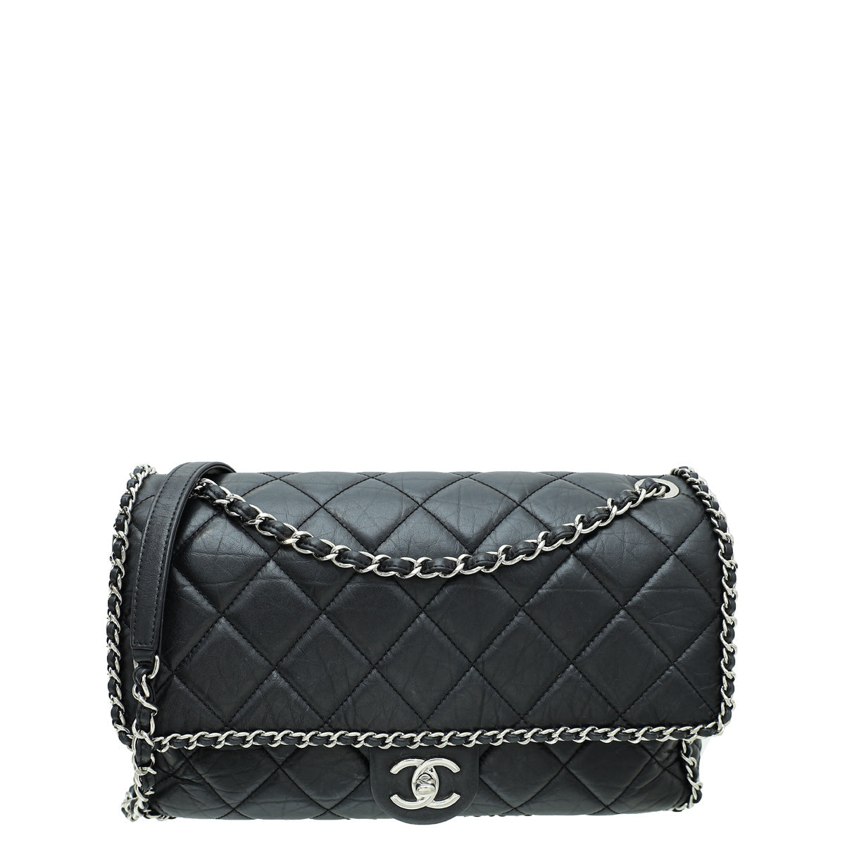 Chanel Black Chain Around Flap Bag