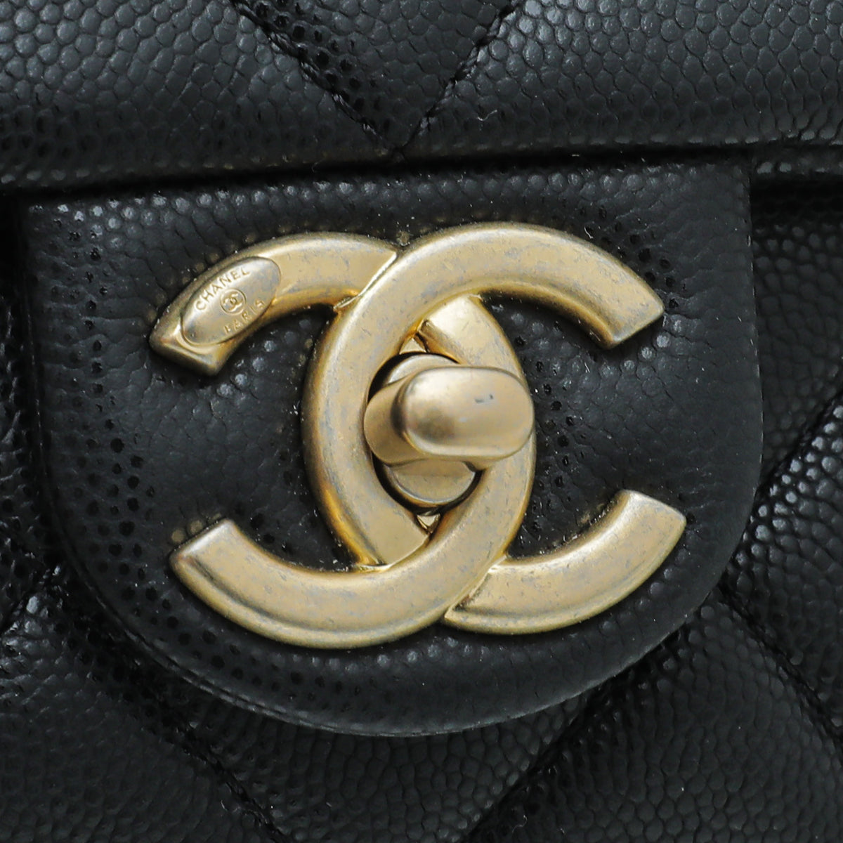 Chanel Black CC Twist Button Small Bag