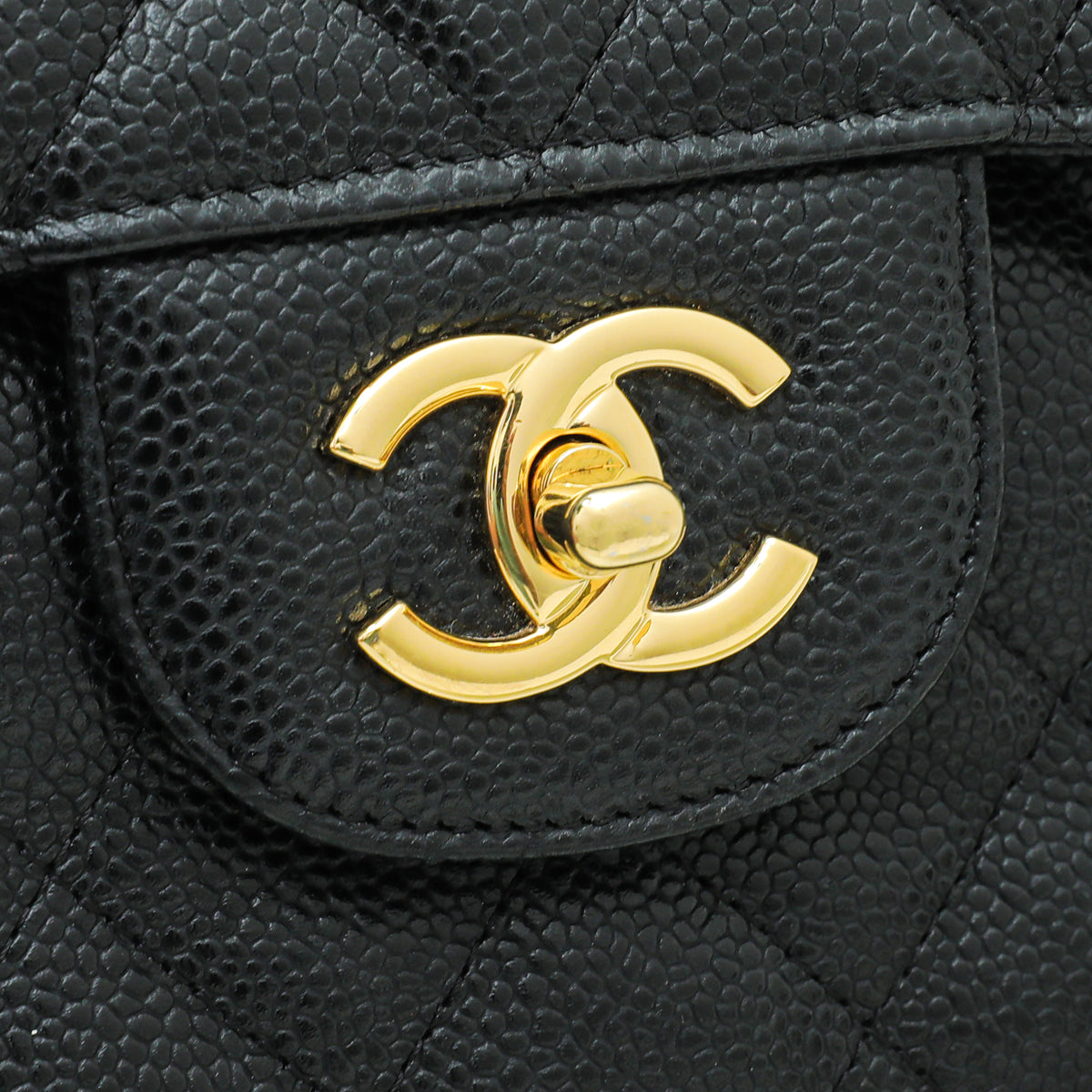 Chanel Black Classic Double Flap Jumbo Bag