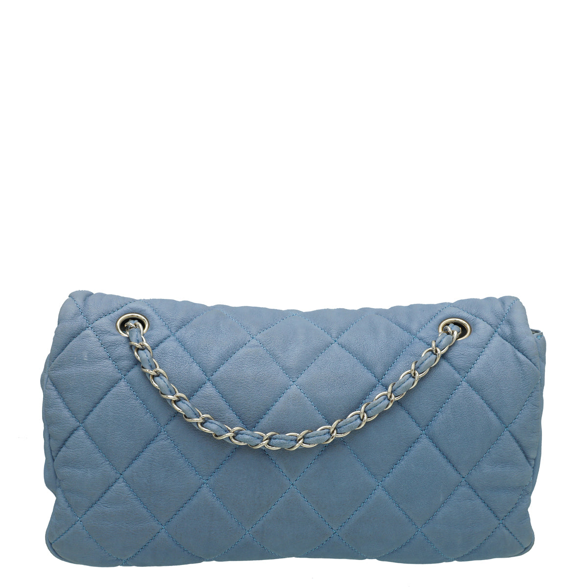 Chanel Light Blue CC Soft Single Flap Bag