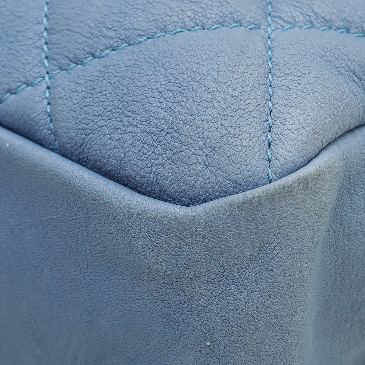 Chanel Light Blue CC Soft Single Flap Bag