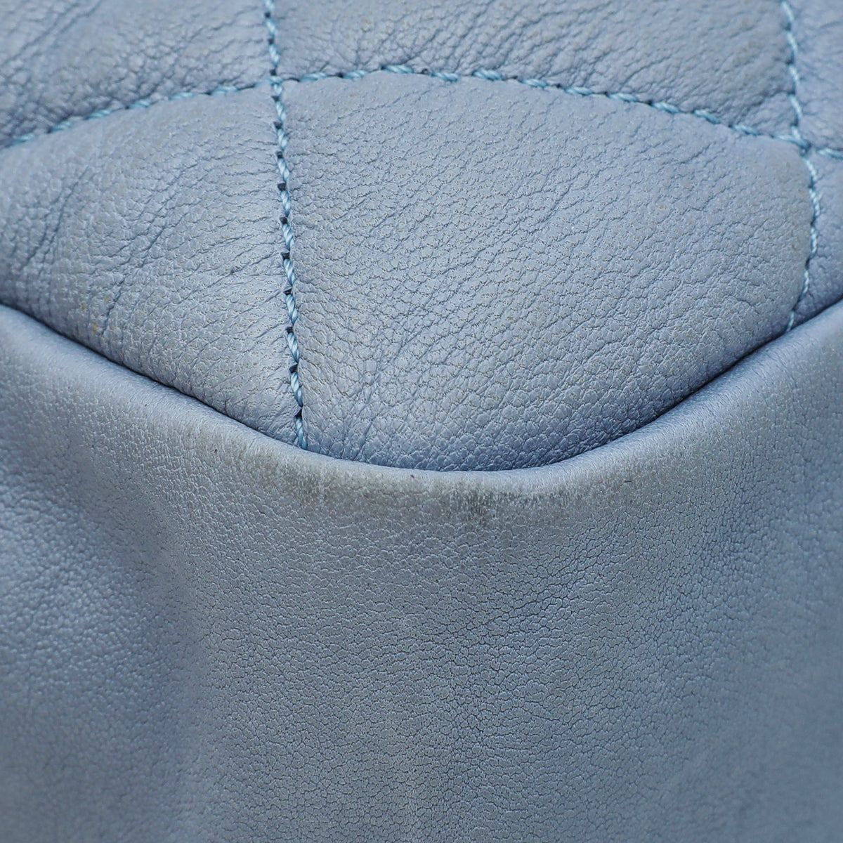 Chanel Light Blue CC Soft Single Flap Bag