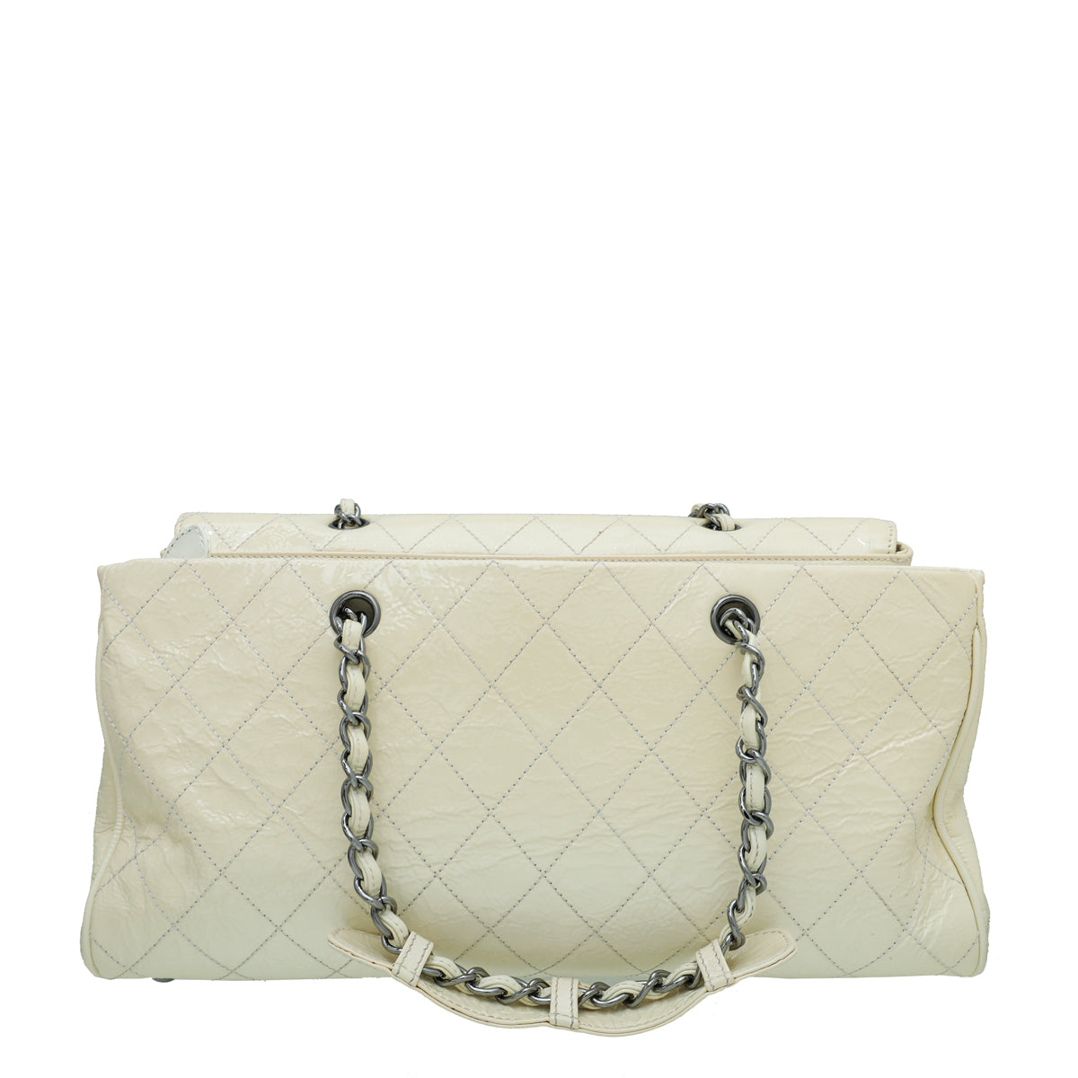 Chanel Cream Quilted Ritz Flap Bag