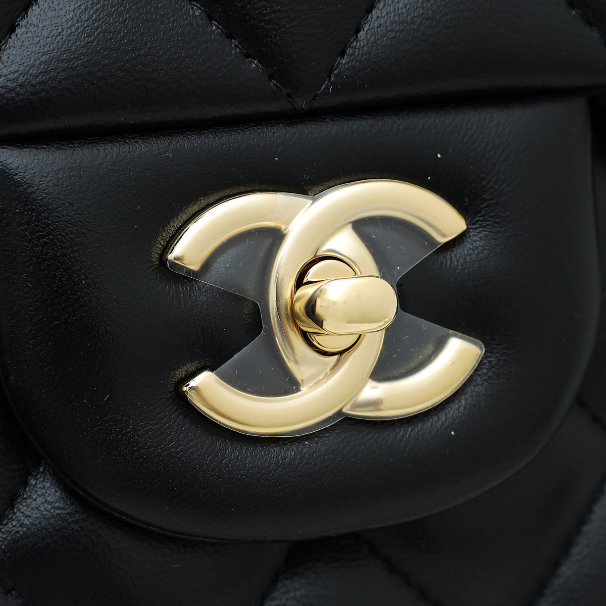 Chanel Black CC Classic Double Flap Jumbo Bag