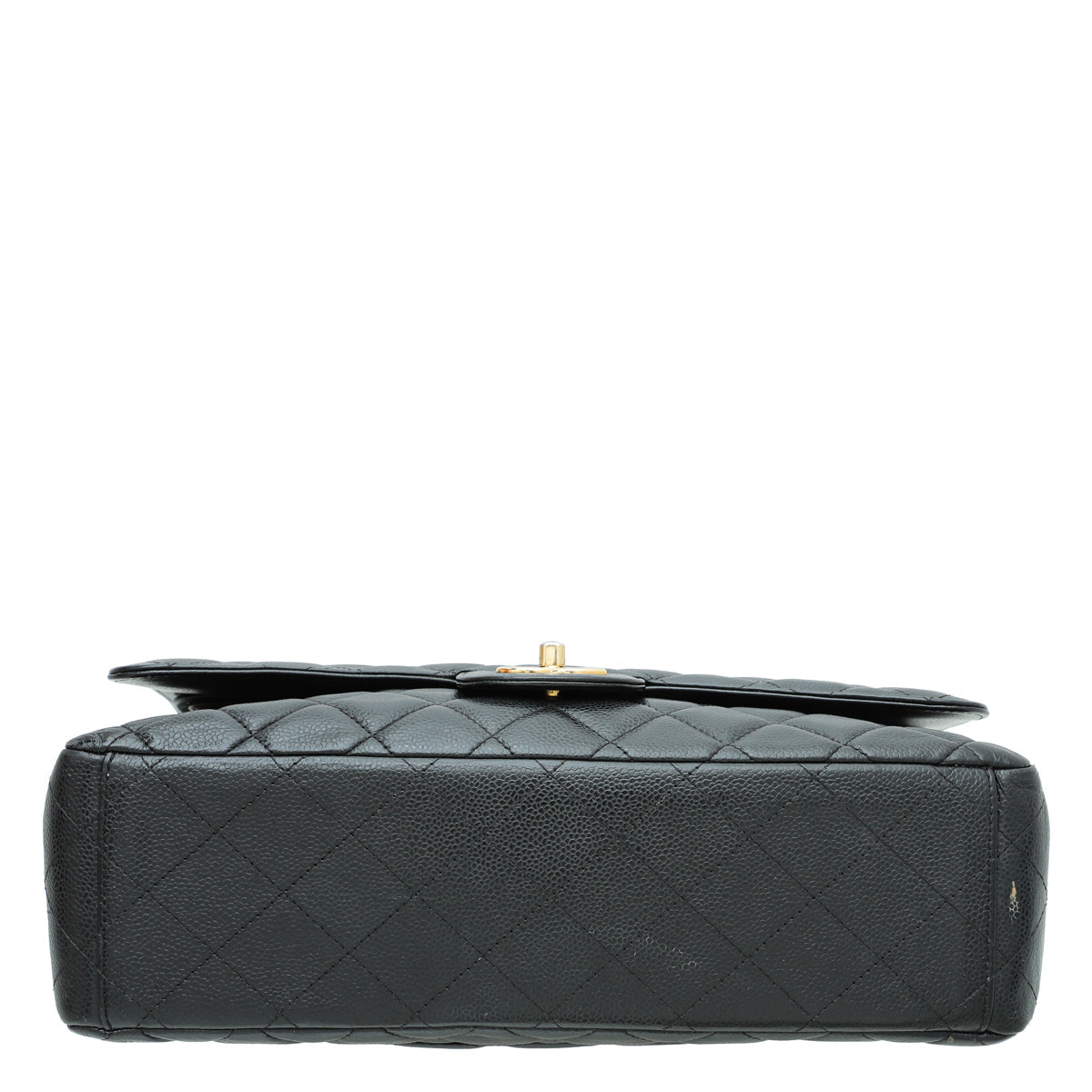 Chanel Black CC Classic Double Flap Maxi Bag