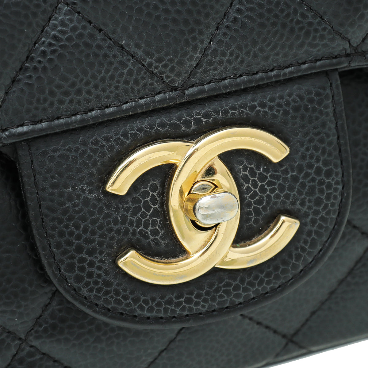 Chanel Black CC Classic Double Flap Maxi Bag