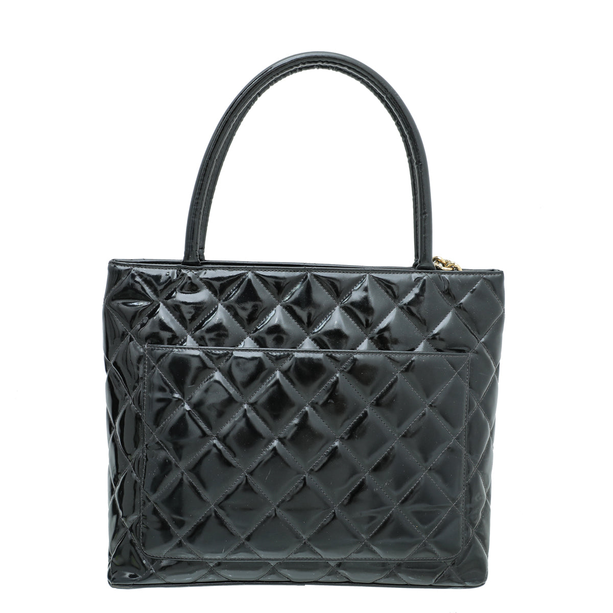 Chanel Black Vintage CC Cambon Tote Bag