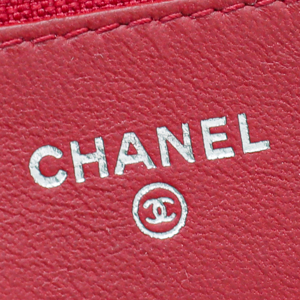 Chanel Red Le Boy Wallet On Chain