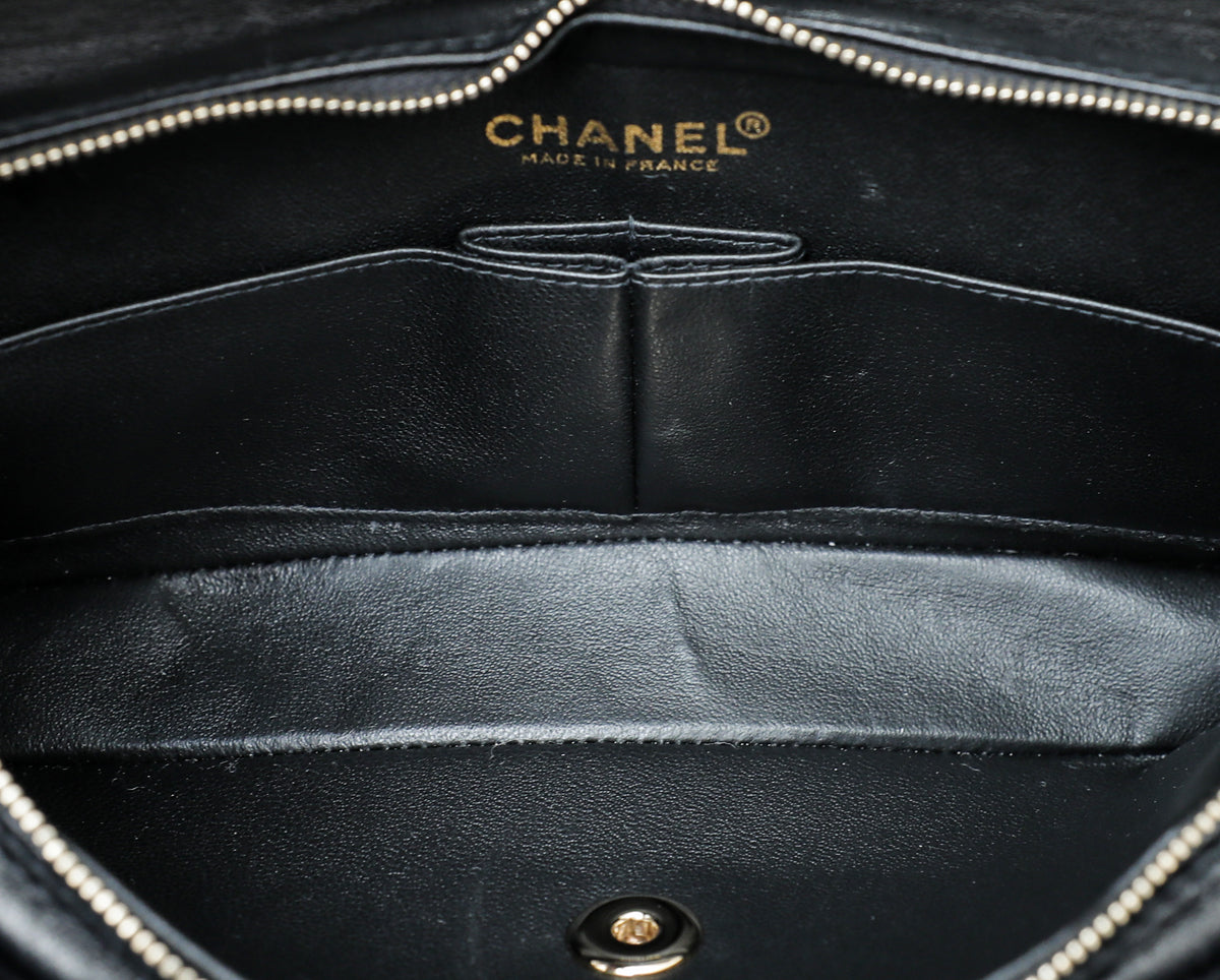 Chanel Black Chocolate Bar Tassel Flap Bag