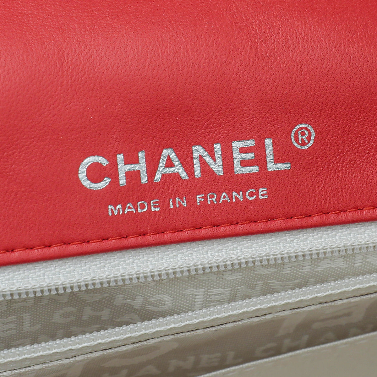 Chanel Light Red Ladybug Single Flap Medium Bag