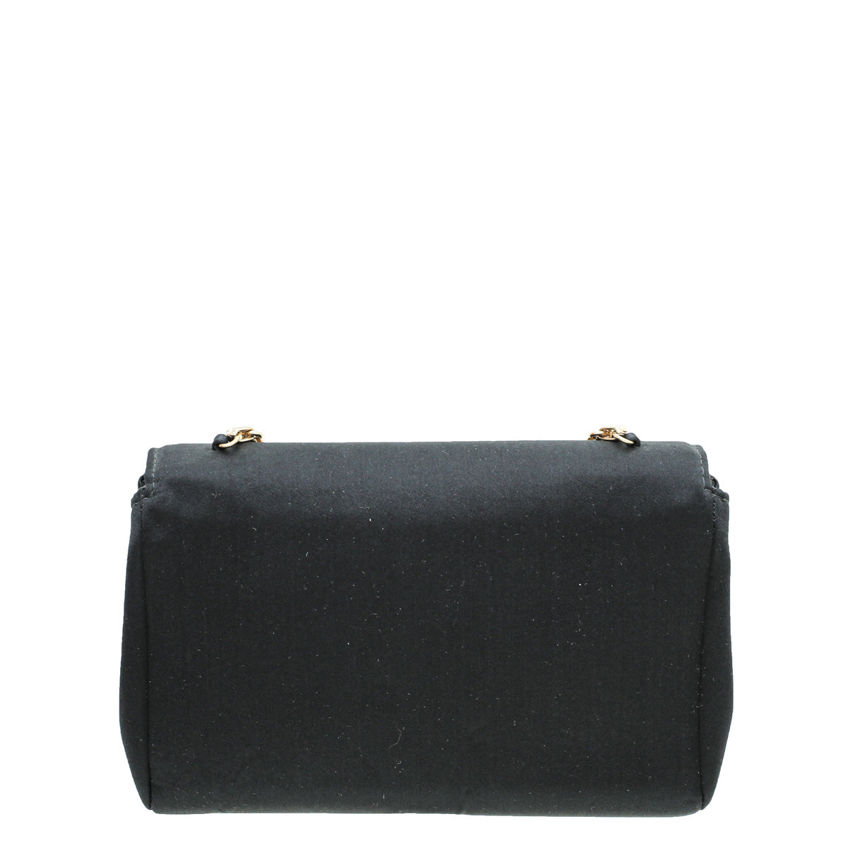 Chanel Black Satin Reissue Chain Pouch