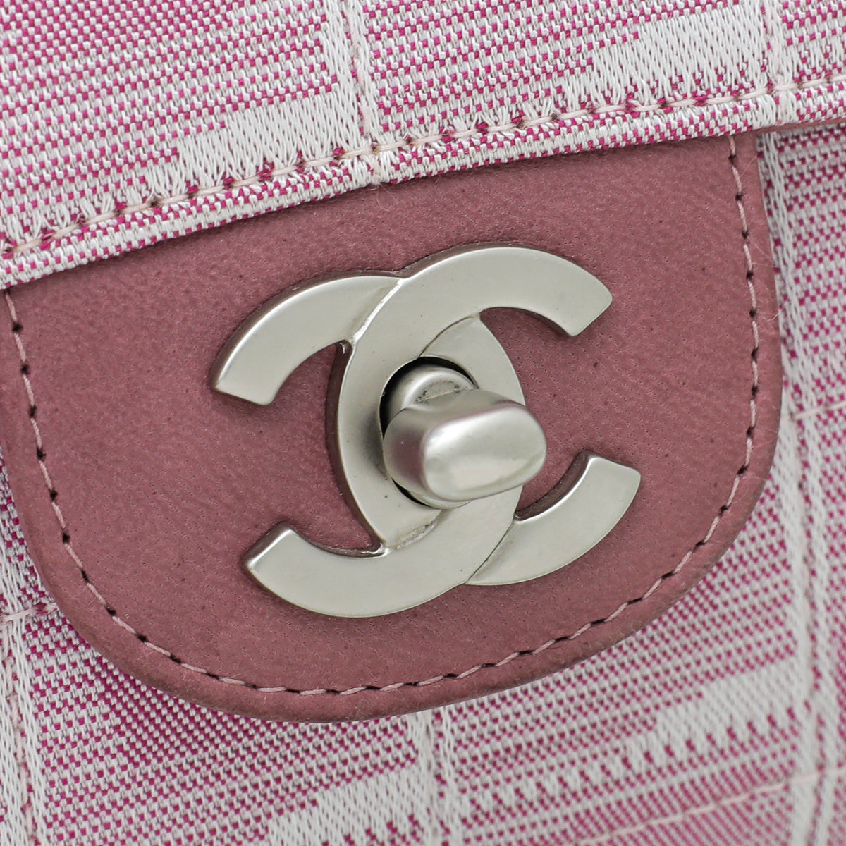 Chanel Light Pink Travel Line Flap Medium Bag