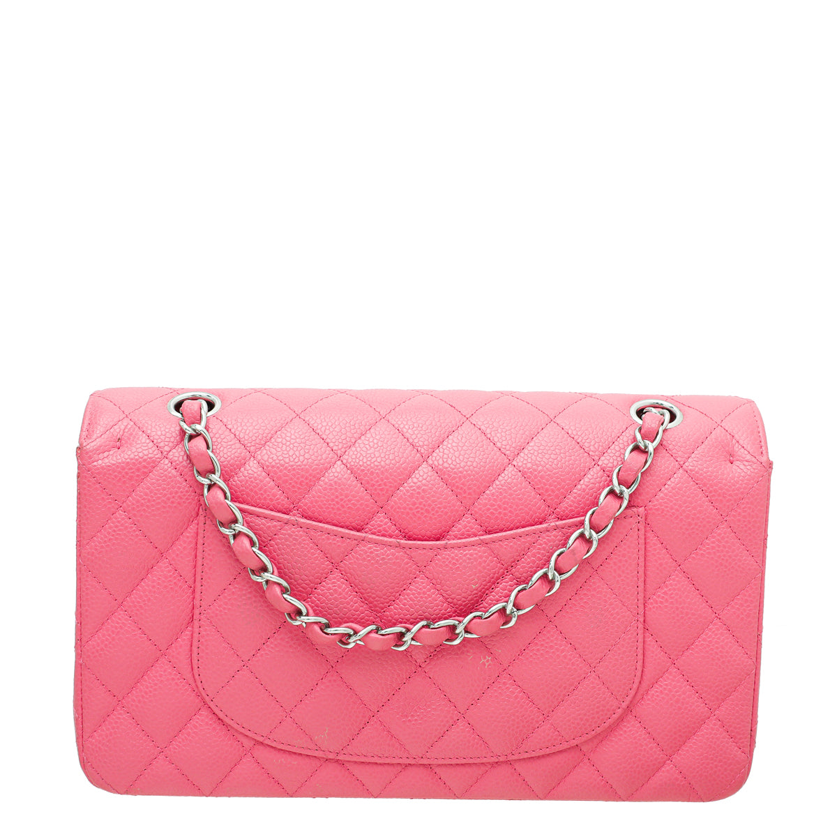 Chanel Pink Classic Double Flap Medium Bag