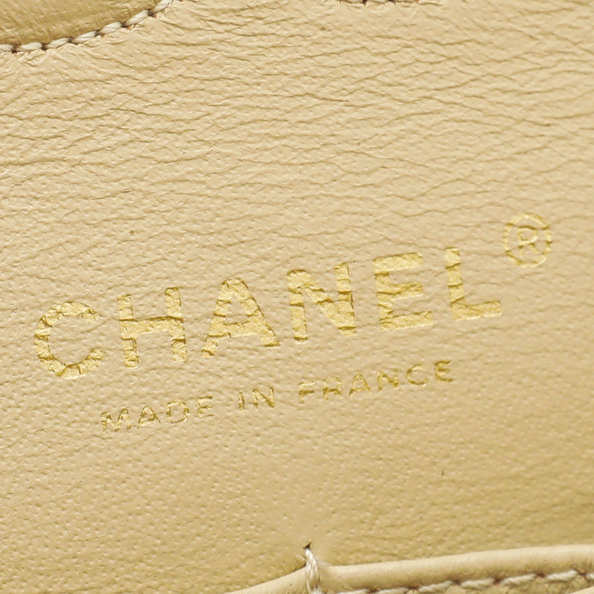 Chanel Beige Classic Double Flap Medium Bag