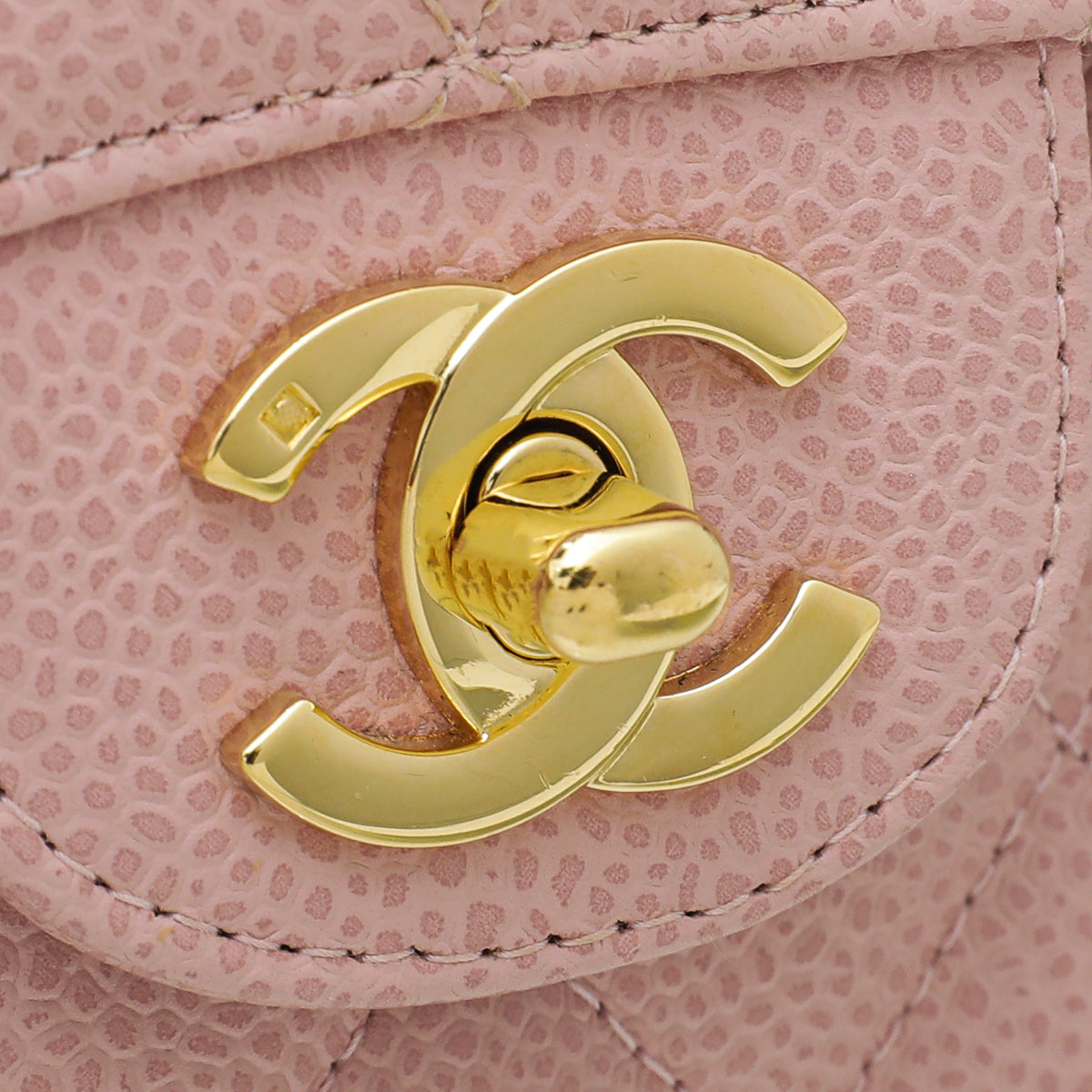 Chanel Light Pink Classic Double Flap Medium Bag