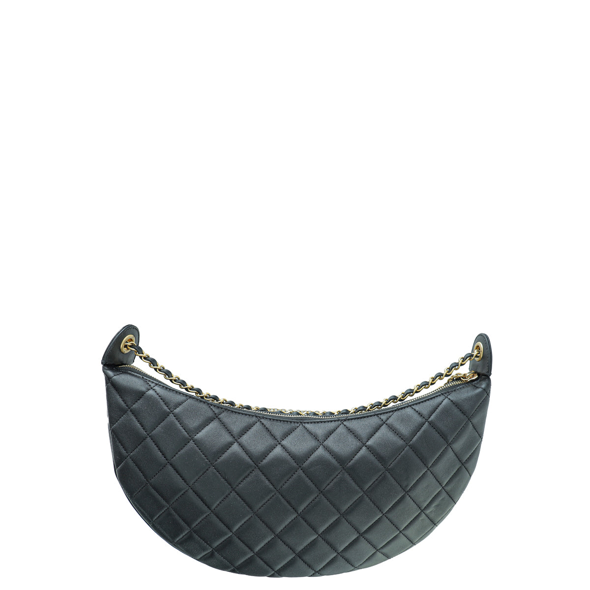 Chanel Black CC All About Chains Hobo Bag