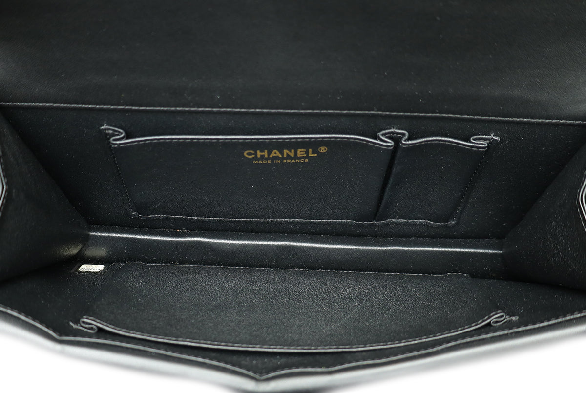 Chanel Black CC Paris -New York Clutch