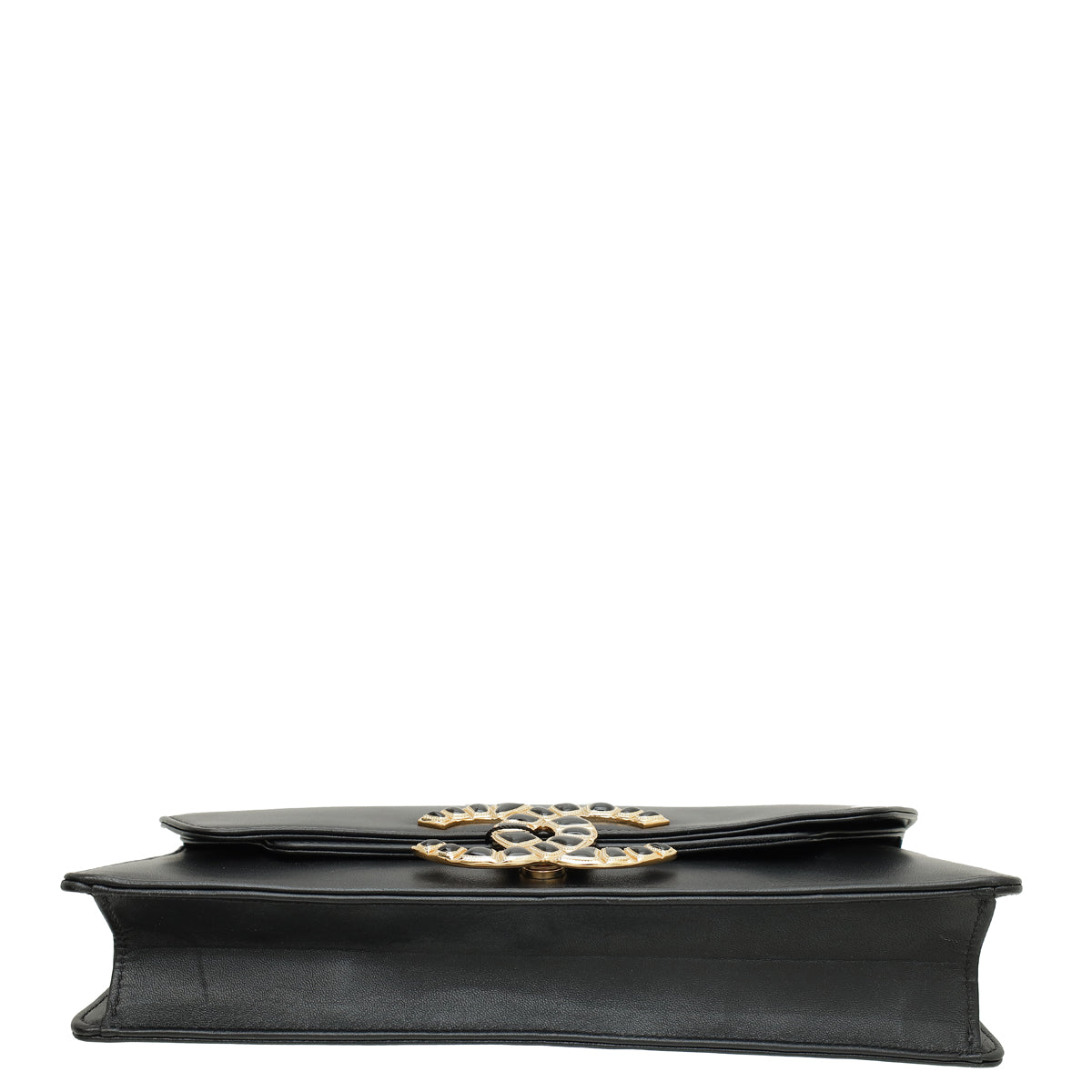 Chanel Black CC Paris -New York Clutch