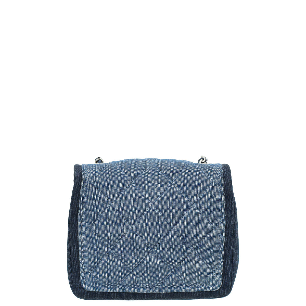 Chanel Bicolor CC Medallion Graphic Denim Square Mini Bag