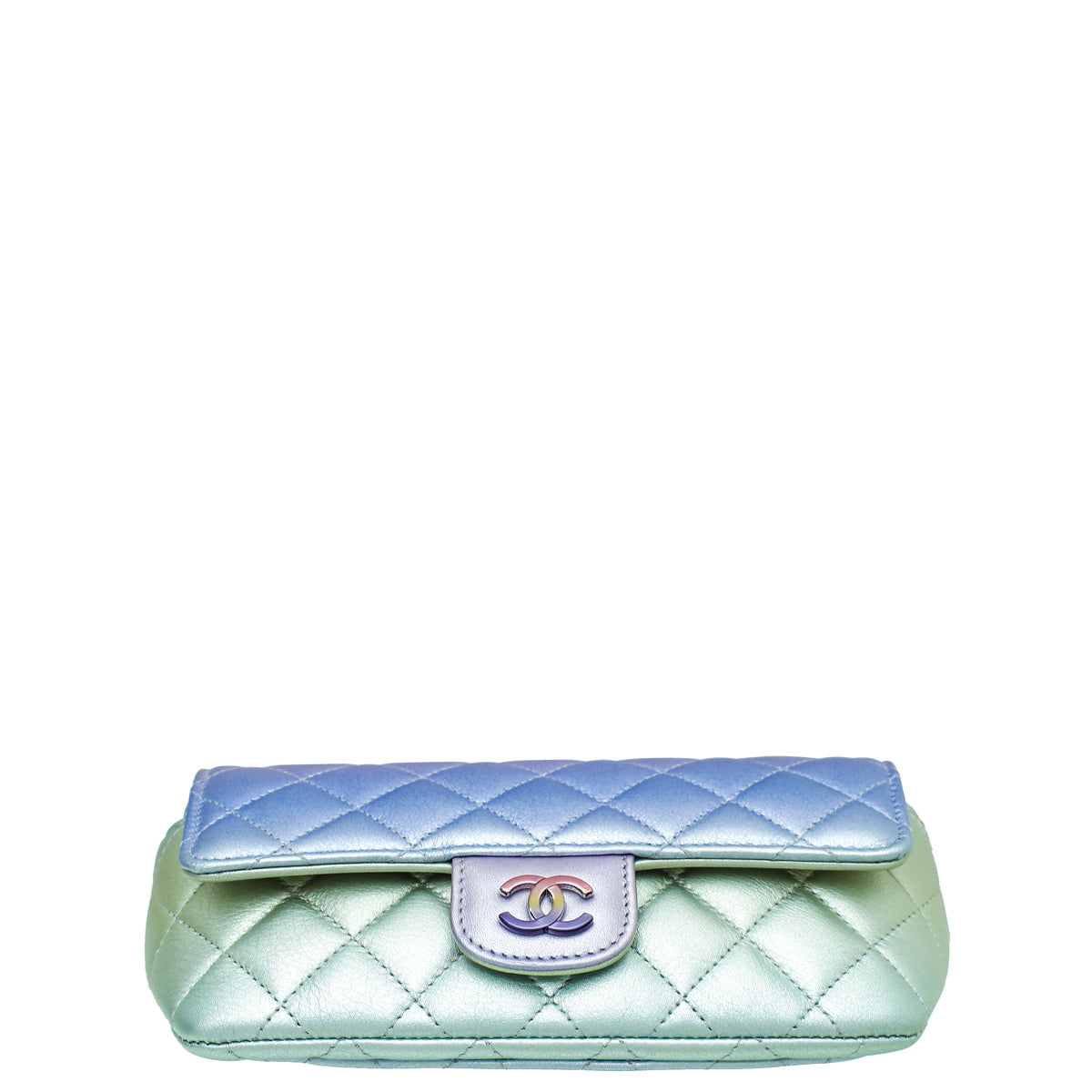 Chanel Multicolor CC Glasses Case With Chain