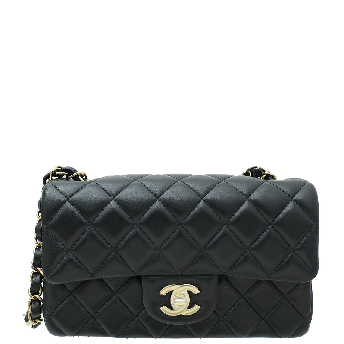 Chanel Black CC Classic Rectangular Mini Flap Bag