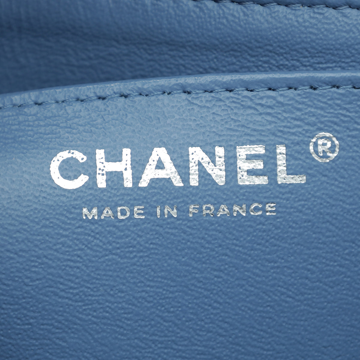 Chanel Blue CC Denim Braided Flap Medium Bag