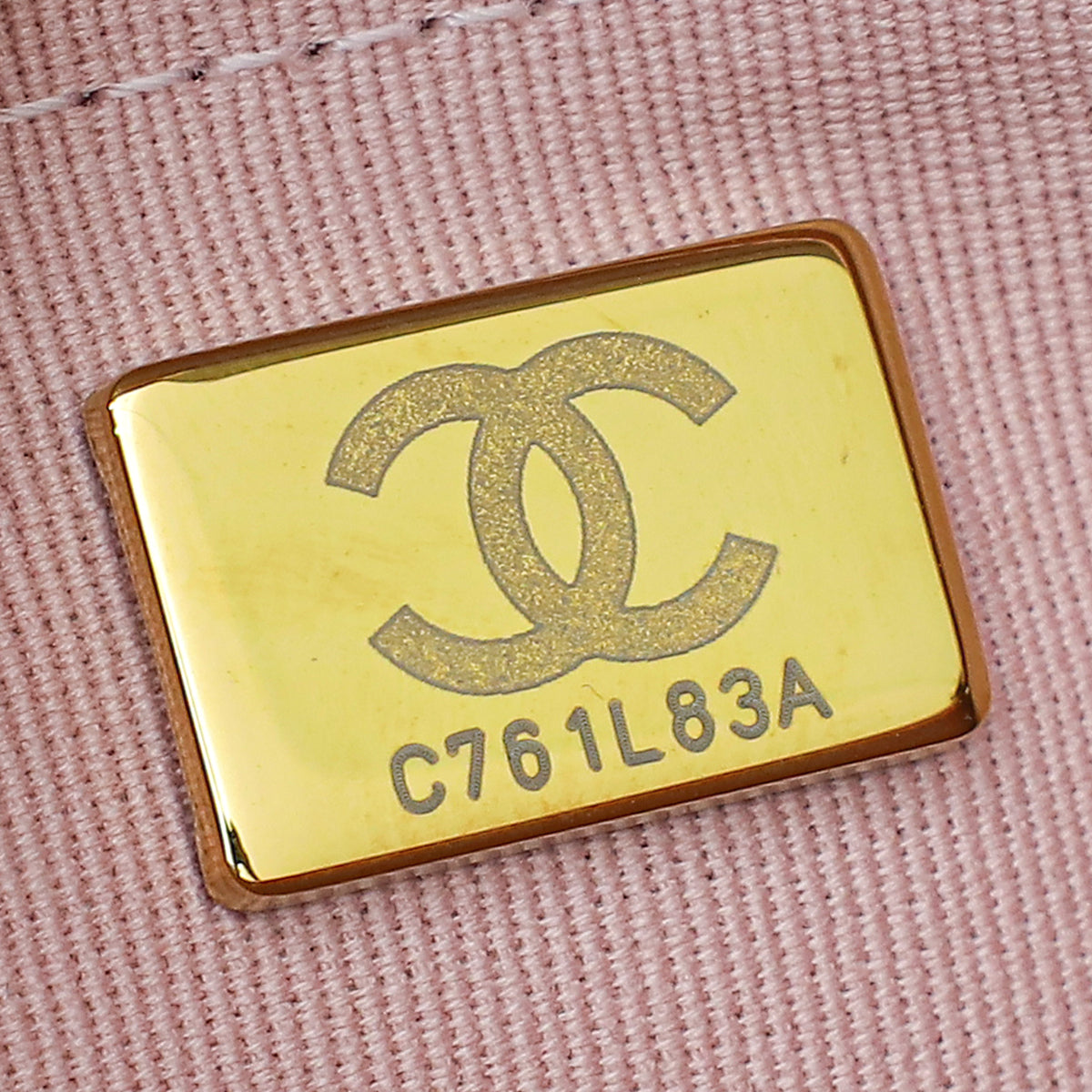 Chanel Pink CC Classic Wallet On Chain