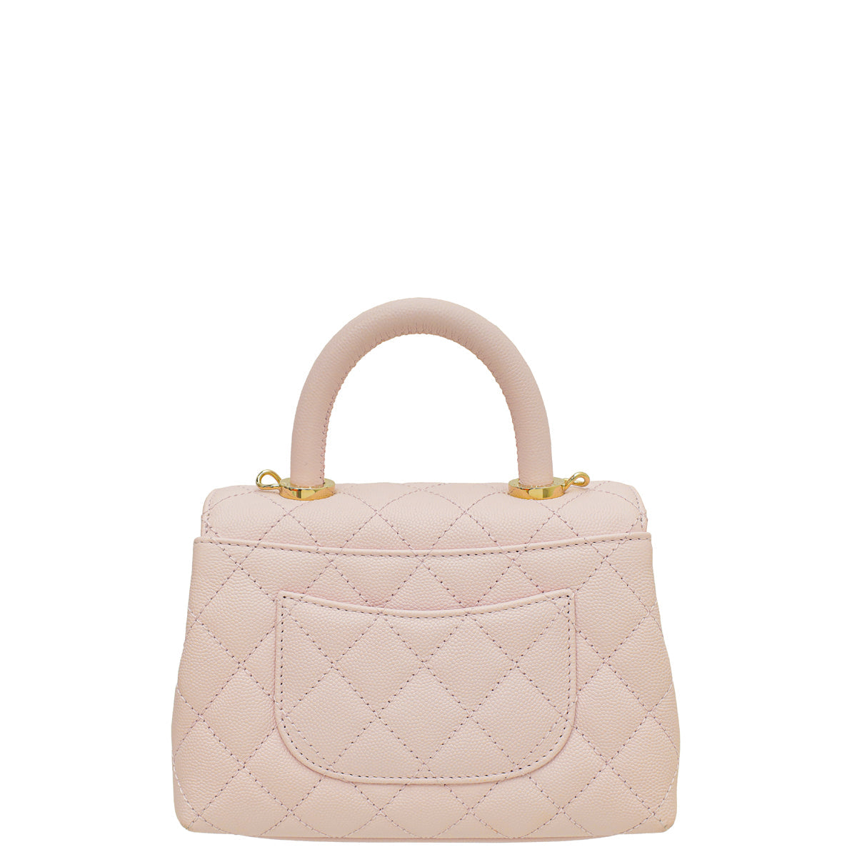 Chanel Pink Extra Mini Coco Handle Flap Bag