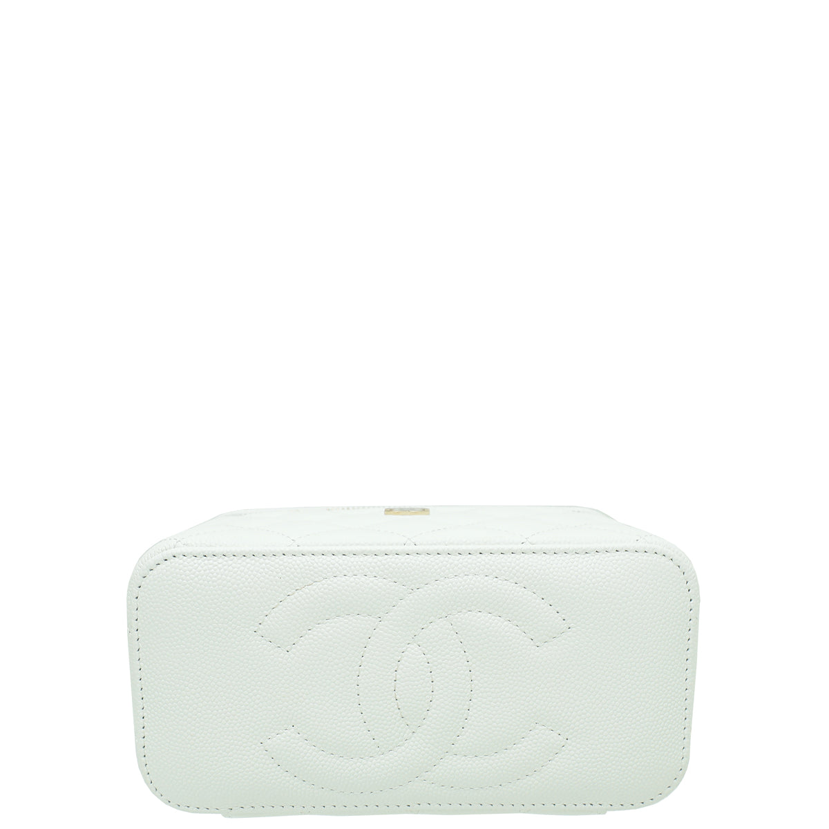 Chanel White CC Vanity Small Crossbody Bag