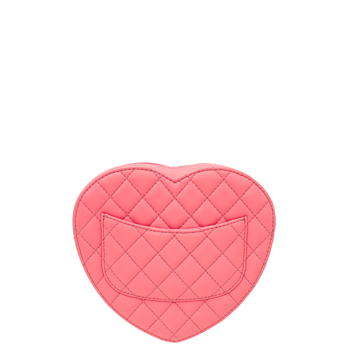 Chanel Pink CC In Love Heart Bag