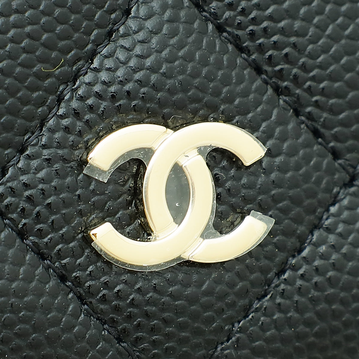 Chanel Black CC Wallet On Chain W/ Passport Holder