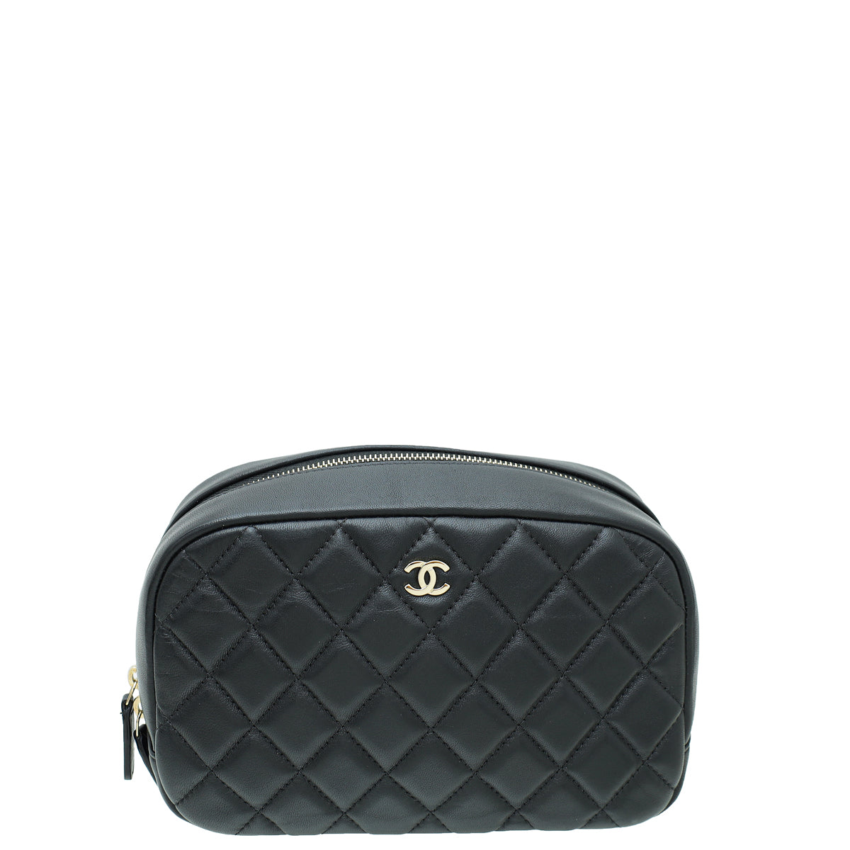 Chanel Black CC Classic Pouch