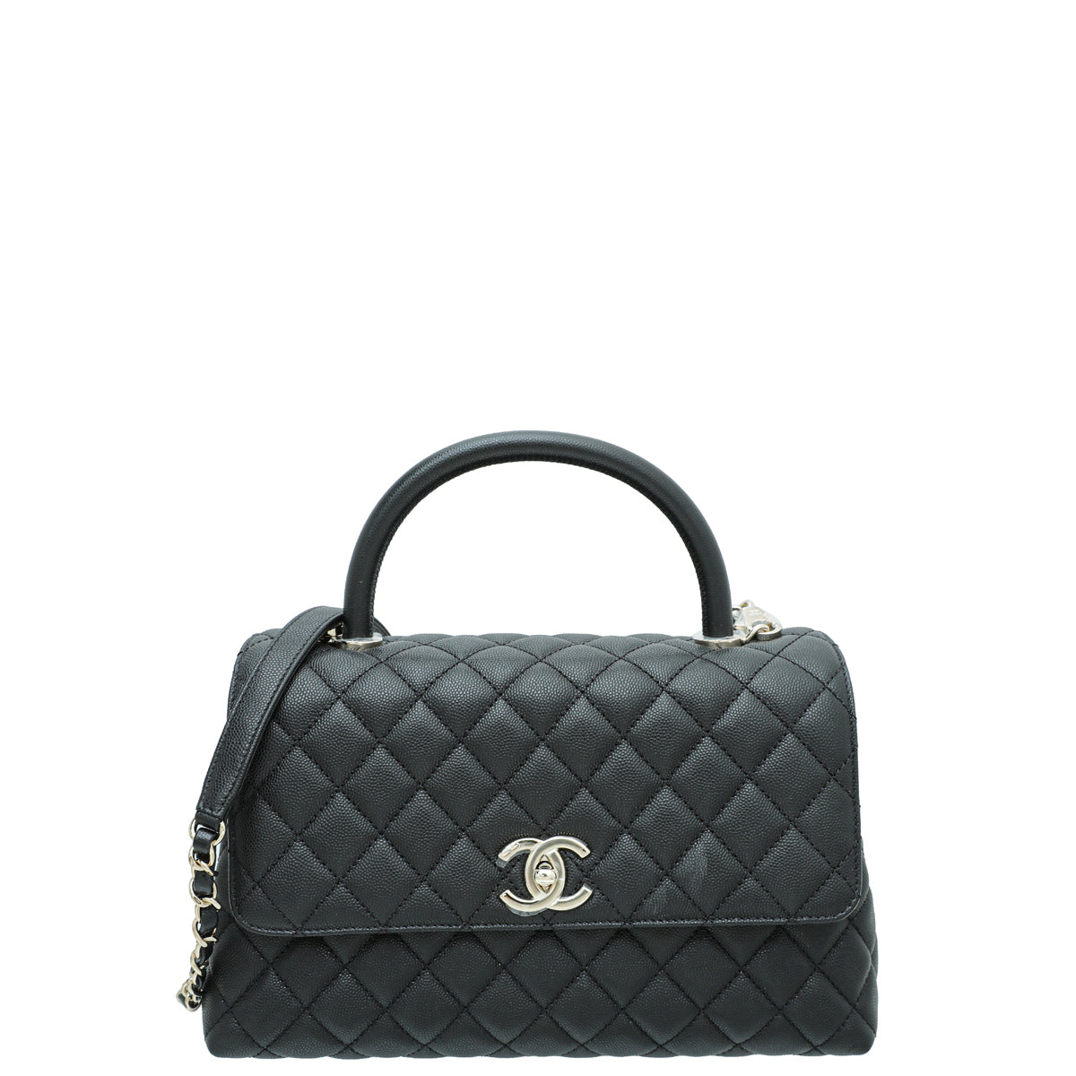 Chanel Black CC Coco Handle Small Bag