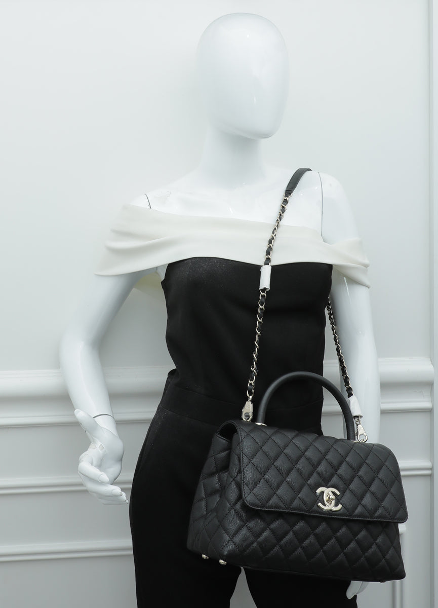 Chanel Black CC Coco Handle Small Bag