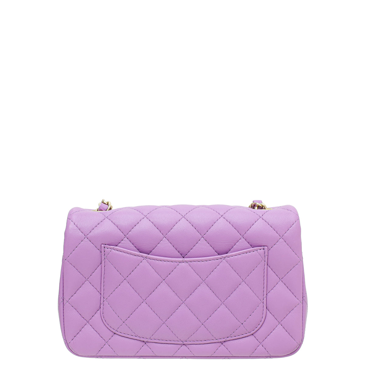 Chanel Purple CC Mini Rectangular Flap Bag