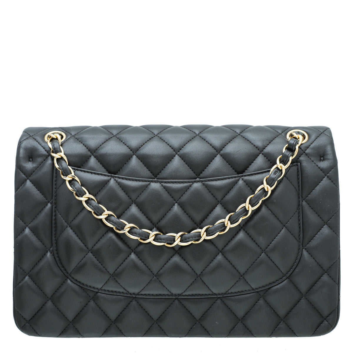 Chanel Black CC Classic Double Flap Jumbo Bag