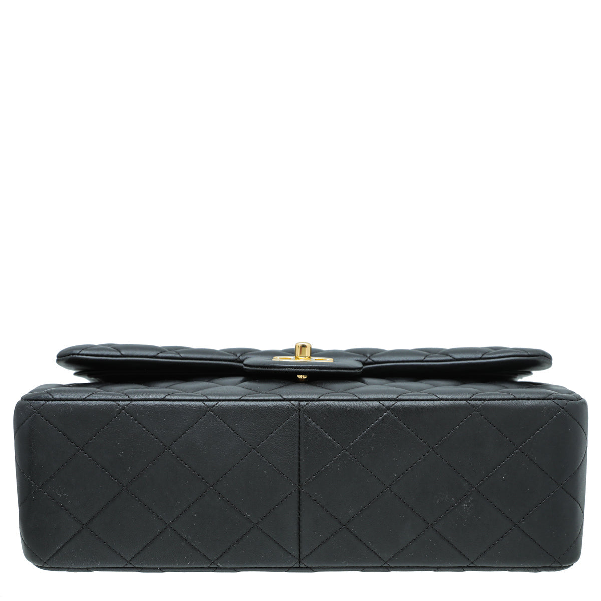 Chanel Black CC Classic Double Flap Jumbo Bag