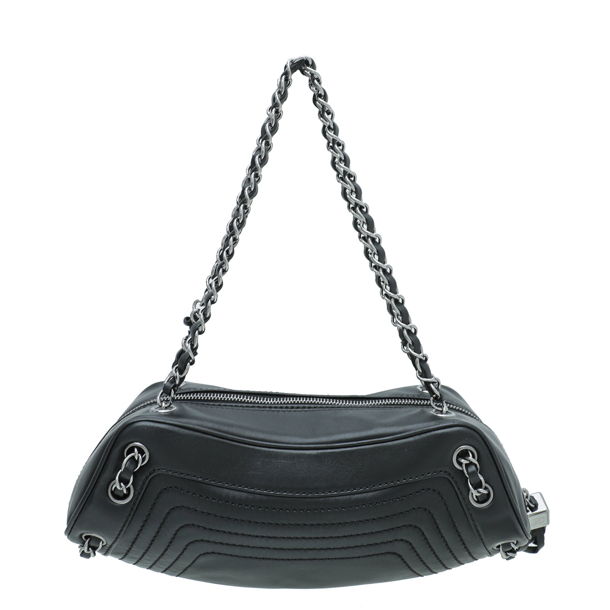 Chanel Black Tassel Lax Chain Bag