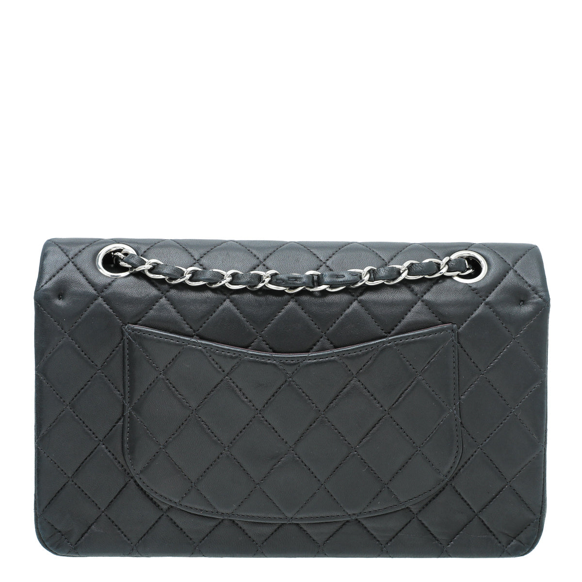 Chanel Black Classic Double Flap Medium Bag