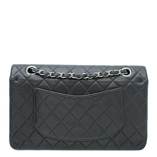 Chanel Black Classic Double Flap Medium Bag