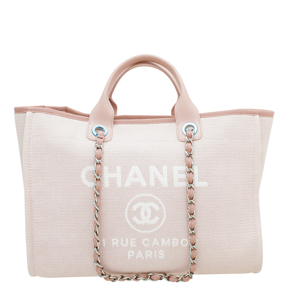 Chanel Lihgt Pink Deauville Tote Bag