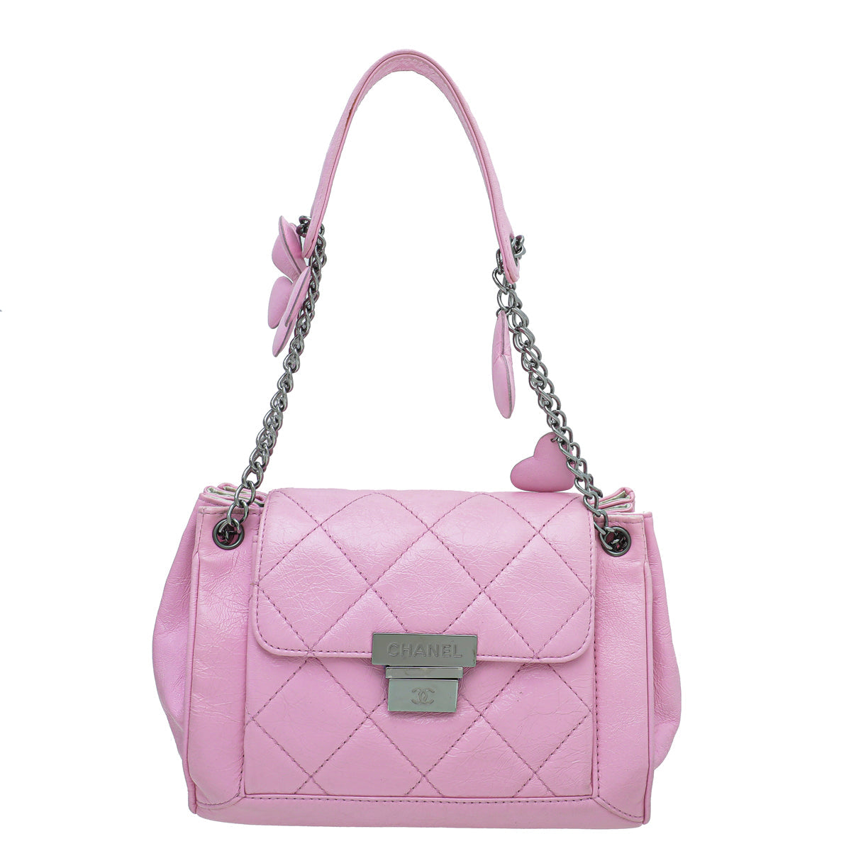 Chanel Pink Lucky Charms Accordion Flap Bag