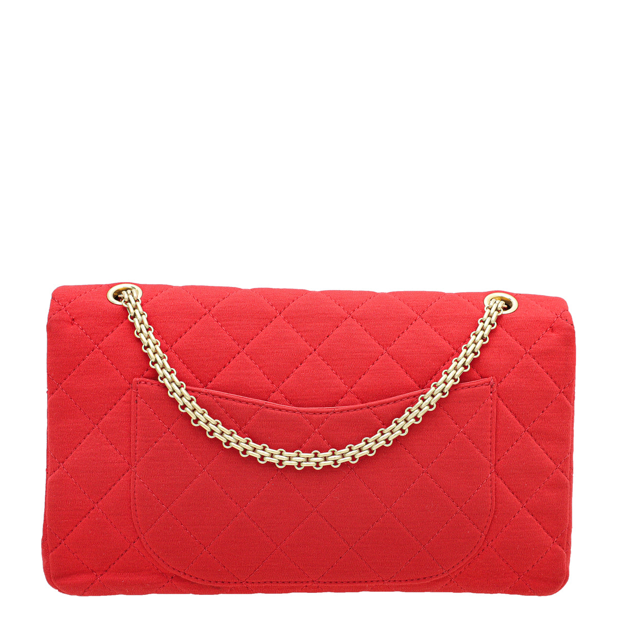 Chanel Red Reissue 2.55 Classic Jersey Double Flap 227 Bag