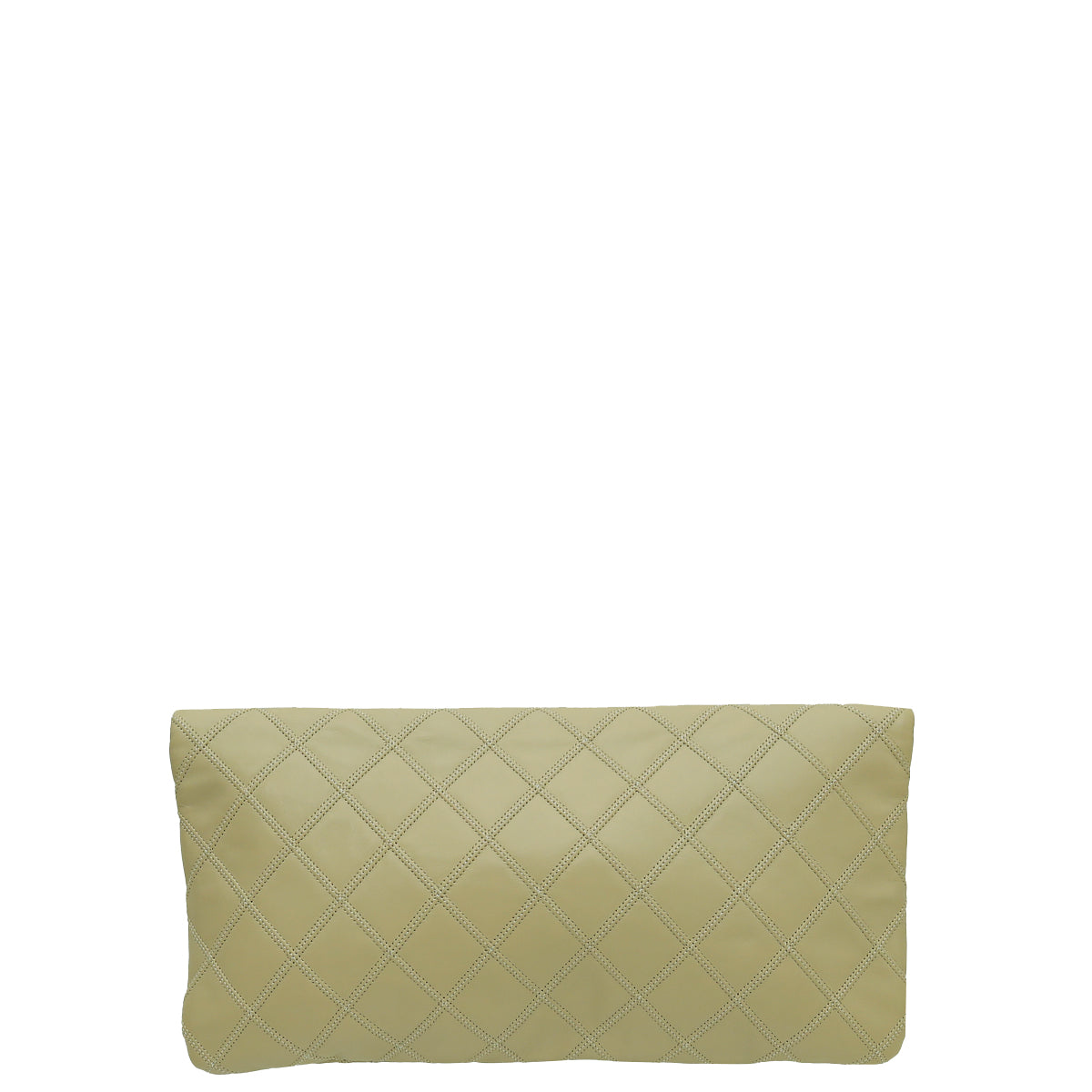 Chanel Beige Thin City Fold Over Clutch