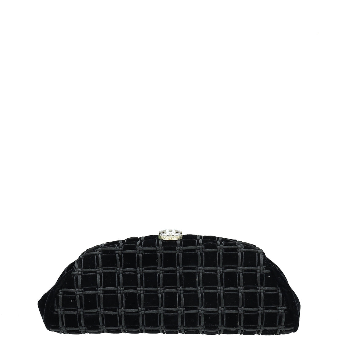 Chanel Black Velvet Timeless Clutch