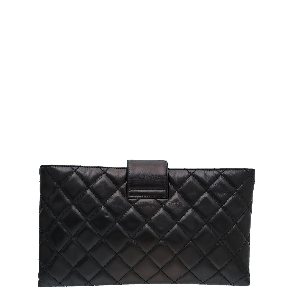 Chanel Black Coco Pleats Clutch