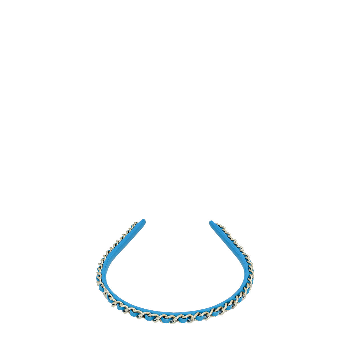 Chanel Blue CC Chain Headband