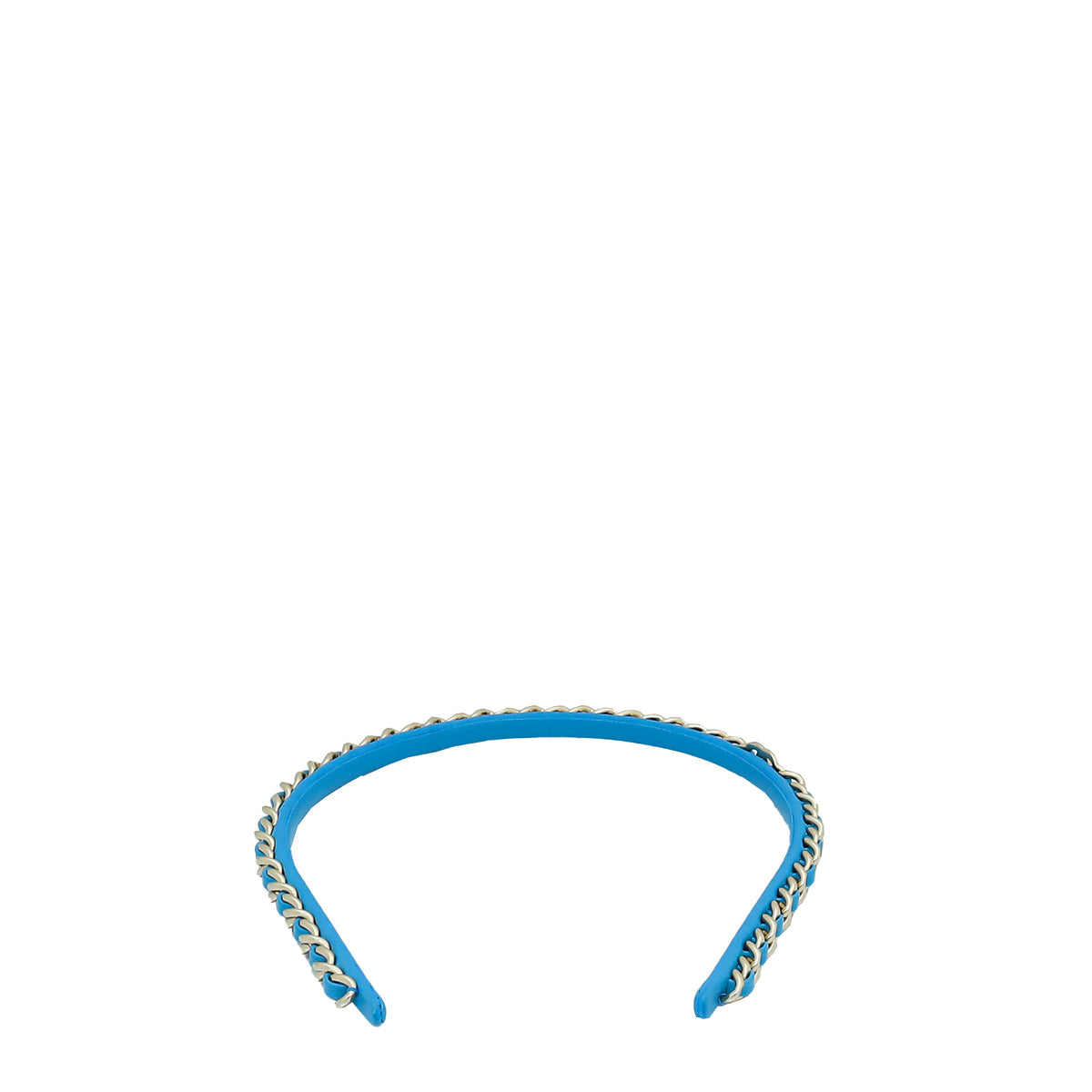 Chanel Blue CC Chain Headband